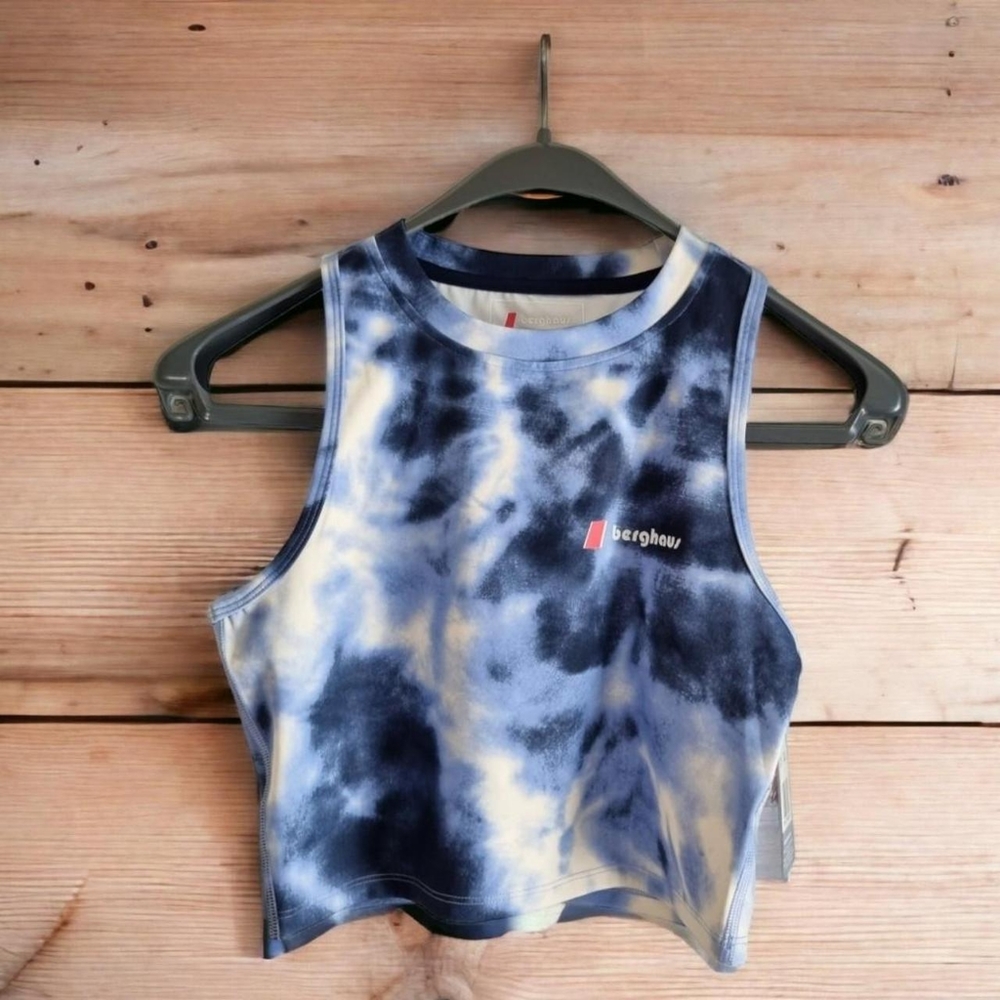 Berghaus tyedye cropped tank sz small uk 8 bnwt - Picture 1 of 5